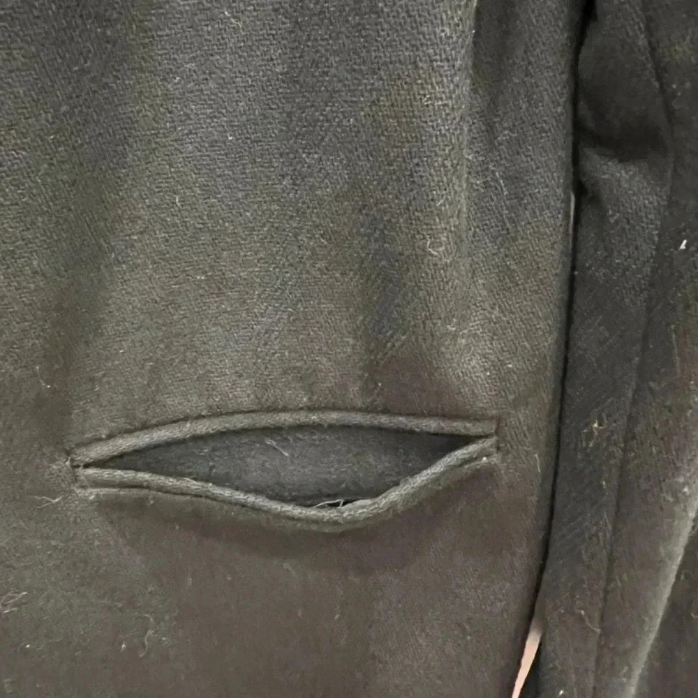 Sag Harbor Black Wool Blazer Size 10